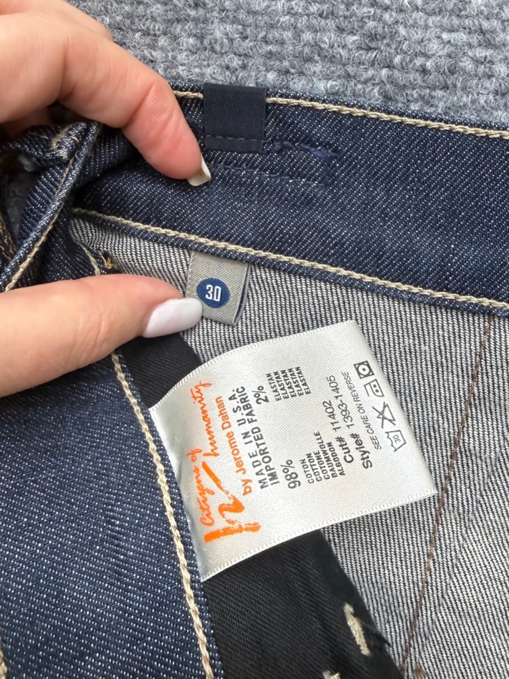 Citizens of Humanity Mid Rise Waist Flare Wide Leg Women's Jeans Size 30 (30x30) - Picture 8 of 14